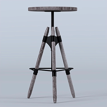 Title: Sleek Bar Chair | Modern Design 3D model image 1 