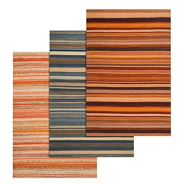 Luxury Carpet Set - High-Quality Textures 3D model image 1 