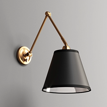 Versatile Vintage Wall Lamp 3D model image 1 