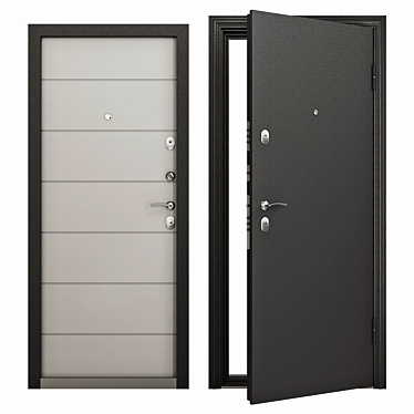 Torex Delta-100 D22 Entrance Door: Reliable Quality & Security 3D model image 1 