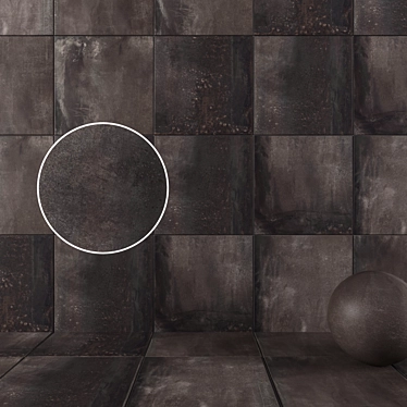 HD Multi-Texture Wall Tiles 3D model image 1 