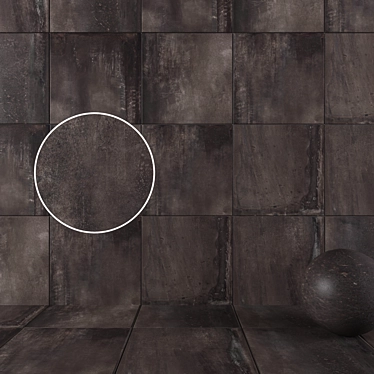 HD Multi-Texture Wall Tiles 3D model image 1 