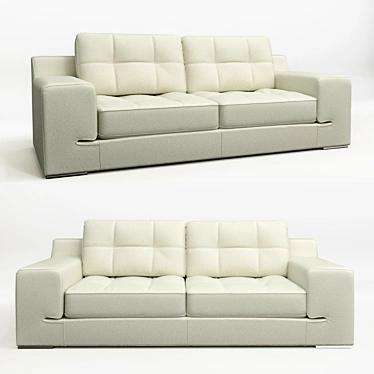 Elegant Bimini Peyton Snow Sofa 3D model image 1 