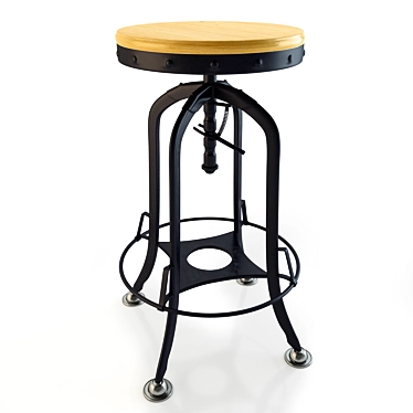 Classic Toledo Bar Stool 3D model image 1 