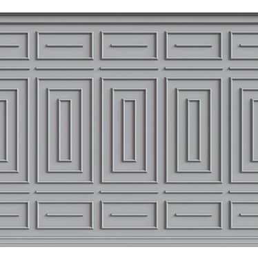 Elegant Wall Molding: Transform Your Space 3D model image 1 