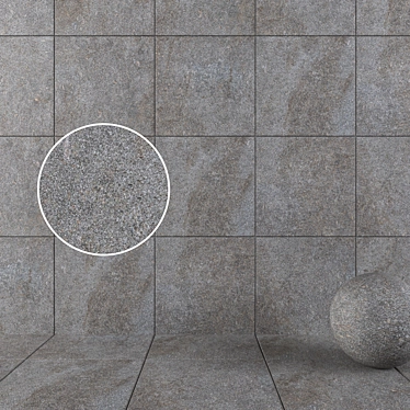 HD Multi-texture Wall Tiles - FOG Collection 3D model image 1 