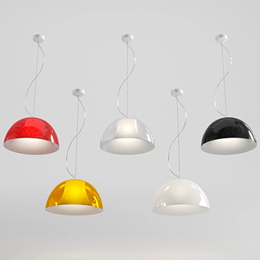 Opal Light: L002S Hanging Lamp 3D model image 1 