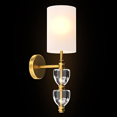 Elegant Giada Sconce 3D model image 1 