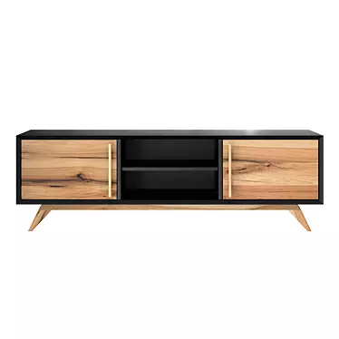 Modern Dastin TV Stand 3D model image 1 