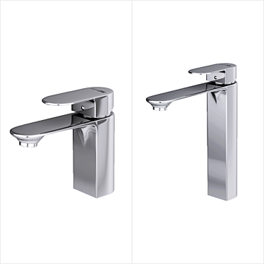 Dinkel 5800 Series Basin Mixers: Elegant and Functional 3D model image 1 