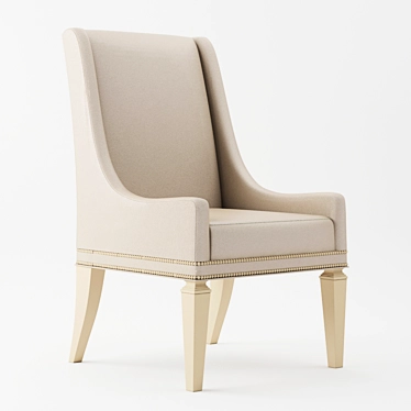 Caracole Chair: Luxurious and Stylish Seat 3D model image 1 