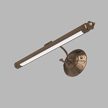 Bronze LED Wall Light - Elektrostandard MRL Luara 3D model image 1 