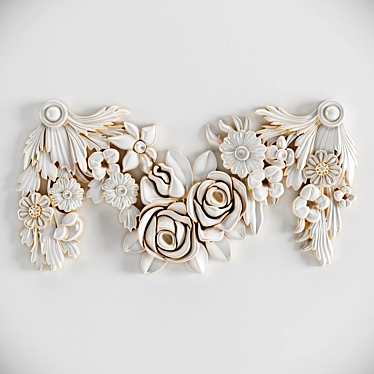 Decorative Plaster Moldings Flower