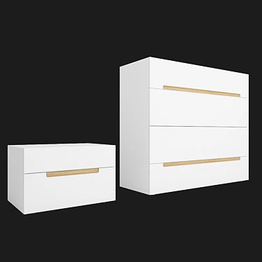 Henri Light & Swiss Chest 3D model image 1 