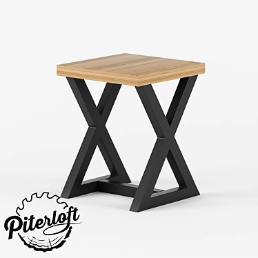 Stockton Loft Table 3D model image 1 