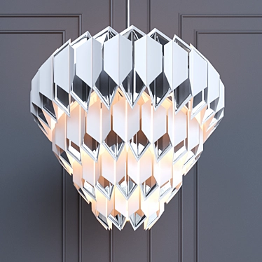 Modern Metal Pendant Light 3D model image 1 