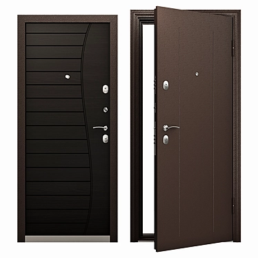 / Torex Series DELTA-M 12 RGSO Entrance Door, D8 / 3D model image 1 