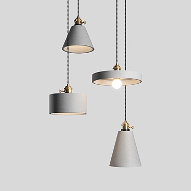 Tudo & Co: Concrete Vasa Minimalist Pendant Light