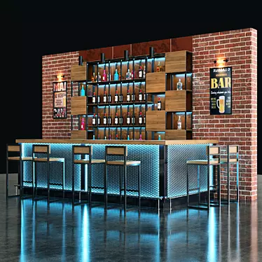 Urban Loft Bar 3D model image 1 