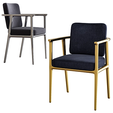 Elegant Moooi Zio Chair 3D model image 1 