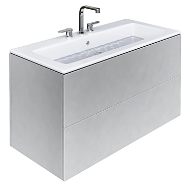 DURAVIT L-Cube: Sleek and Stylish Bathroom Perfection 3D model image 1 