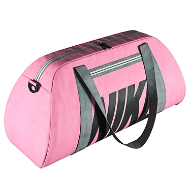 Title: Pink Nike Gym Club Duffel Bag 3D model image 1 