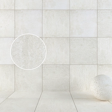 Modern Ivory Wall Tiles 3D model image 1 