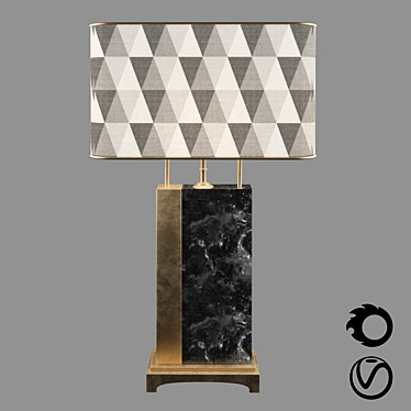 Modern Design Table Lamp 3D model image 1 