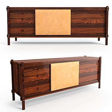 Modern Sergio Rodrigues Buffet: Archive Files & Manufacturer Website 3D model image 1 