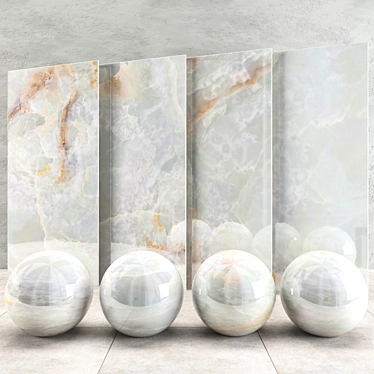 Marble Set: 4 Textures, 500x1000px 3D model image 1 
