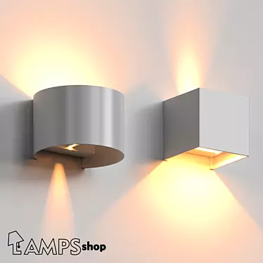 Modern LED Wall Lamps - WB7013 3D model image 1 