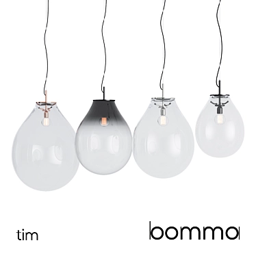 Tim - Bomma: Handcrafted Glass Lighting 3D model image 1 