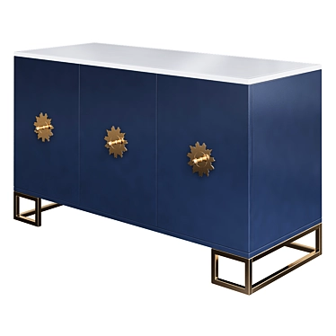 Elegant Prynne Credenza by John-Richard 3D model image 1 