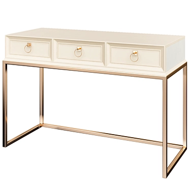 Elegant Daisy Console 3D model image 1 