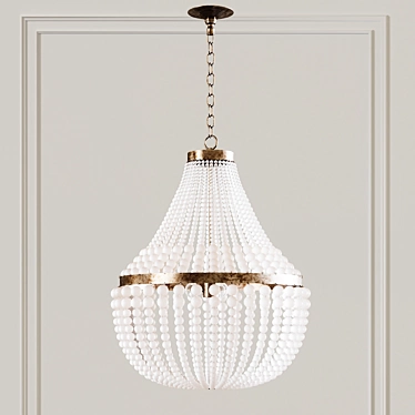 Glamorous Chanteuse Chandelier: Stunning Design & Exquisite Craftsmanship 3D model image 1 