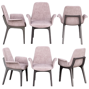 Elegant Modloft Berkeley Chair 3D model image 1 