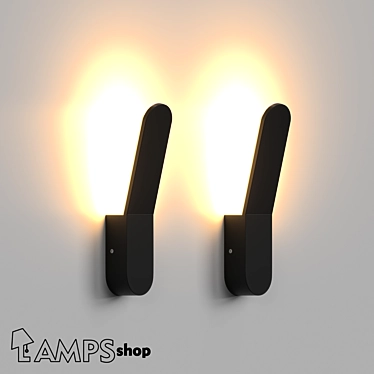 Modern LED Wall Lamps: WB7031 3D model image 1 