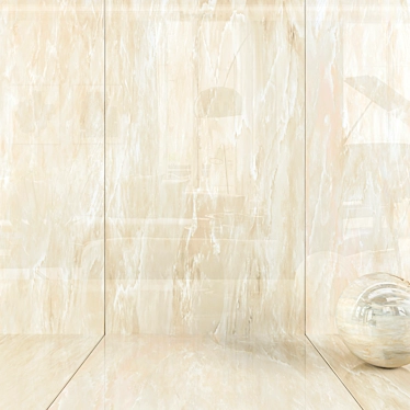 Onyx Prestige Wall Tiles: Multi-Texture, HD, 160x320cm 3D model image 1 