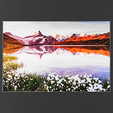 Elegant Photo Frame 3D model image 1 