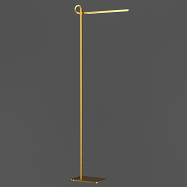 CINTO 6145 Floor Lamp: LED, Dimmable, Warm Light 3D model image 1 