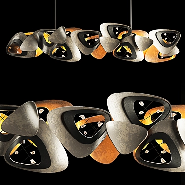 Modern Hendrix Pendant Lamp 3D model image 1 