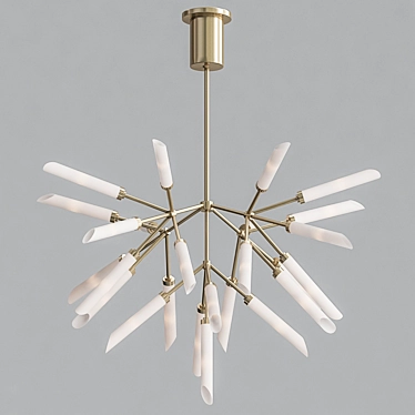 Elegant Tech Lighting Chandelier 3D model image 1 