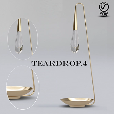 TEARDROP_4: 2013 V-Ray 3D Model 3D model image 1 