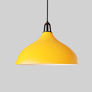 Maddox Mustard Pendant: Modern Elegance 3D model image 1 