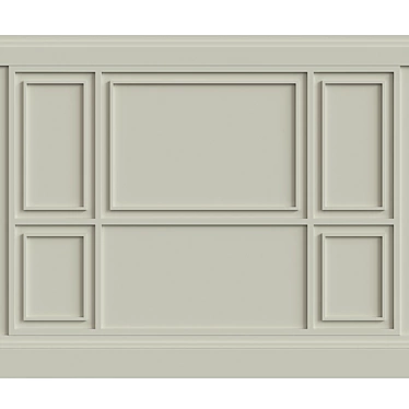 Elegant Wall Moulding: Enhance Your Interiors 3D model image 1 