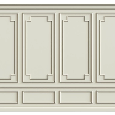 3D Wall Moulding: Versatile Design Solution 3D model image 1 