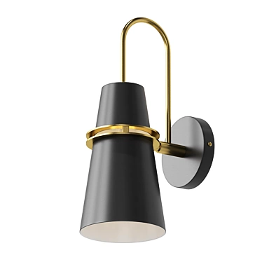 Scandinavian Style Wall Lamp 3D model image 1 