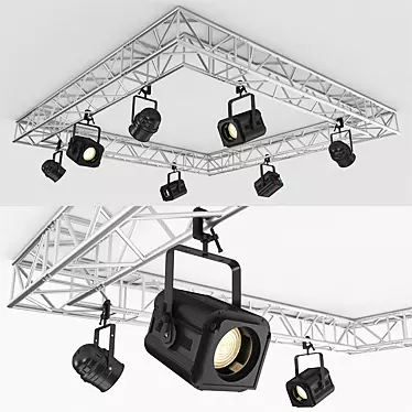  Versatile Stage Lighting Assembly 3D model image 1 