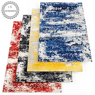 Modern Style Rugs Set 3D model image 1 