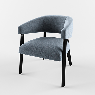 Etta Armchair: Modern Elegance for Any Space 3D model image 1 